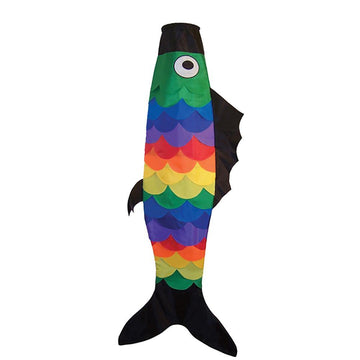 Rainbow Scales 60 Inch Fish Windsock - Kitty Hawk Kites Online Store