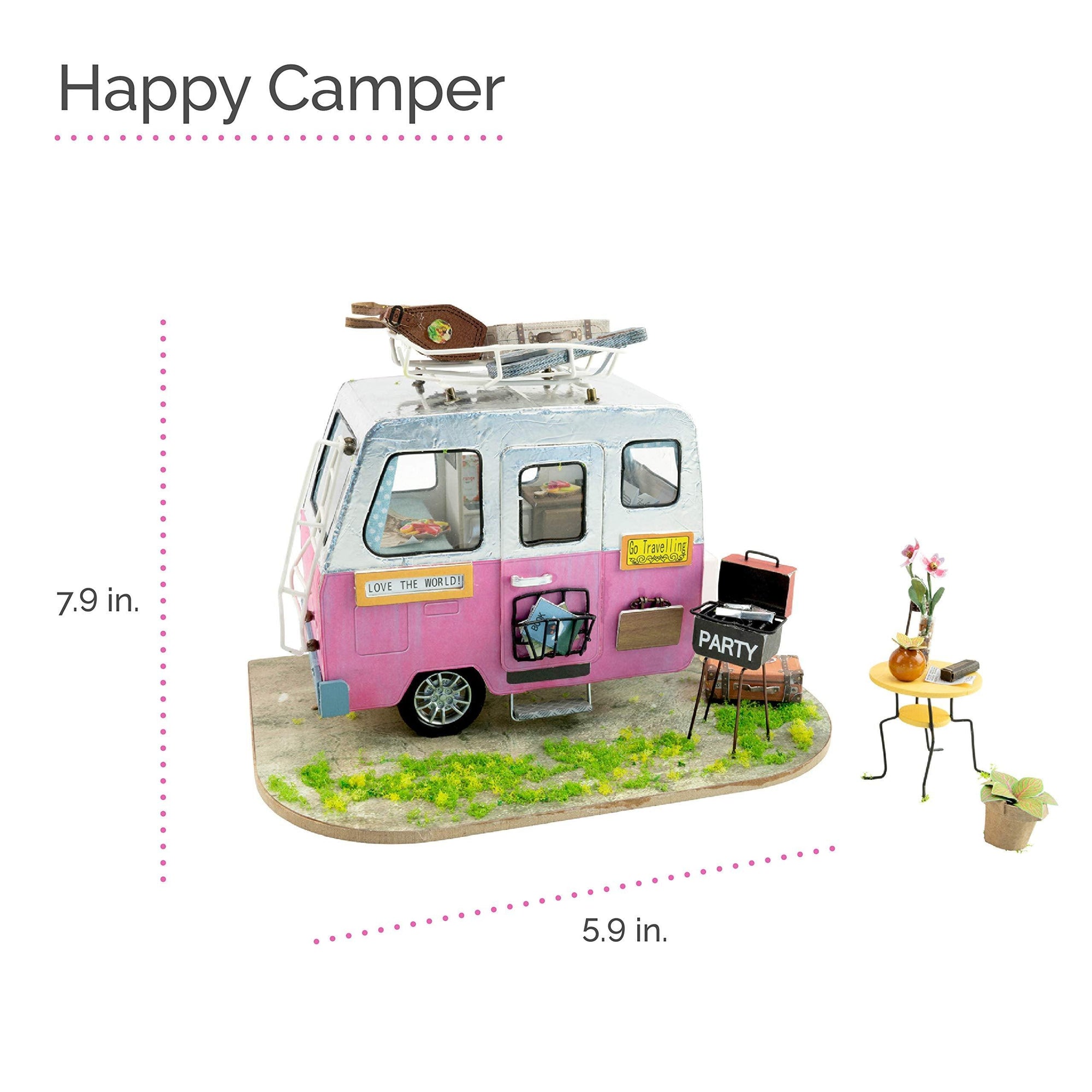 Happy Camper Miniature Wooden Dollhouse - Kitty Hawk Kites Online Store