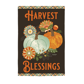 Harvest Blessings Garden Textured Suede Flag - Kitty Hawk Kites Online Store