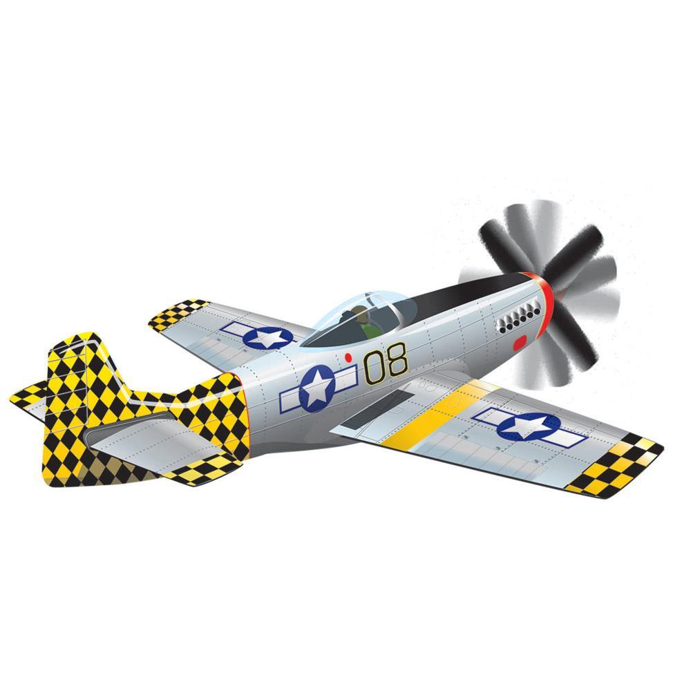 P-51 Mustang SuperSize 3-D Airplane Kite - Kitty Hawk Kites Online Store