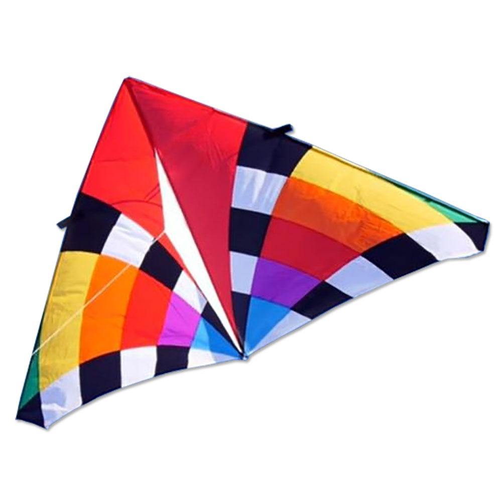 9 Foot Levitation Delta Kite - Rainbow - Kitty Hawk Kites Online Store