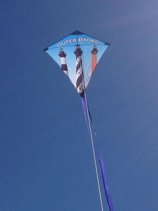 Outer Banks Lighthouses Souvenir Diamond Kite Kitty Hawk Kites Online