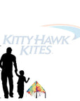 24 Inch Tie Dye Fringe Delta Kite - Kitty Hawk Kites Online Store