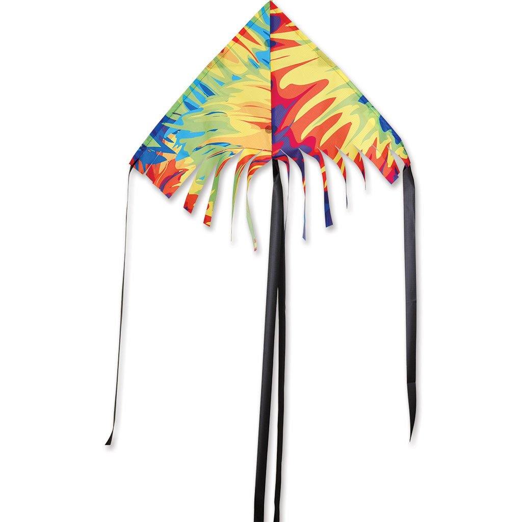 24 Inch Tie Dye Fringe Delta Kite - Kitty Hawk Kites Online Store