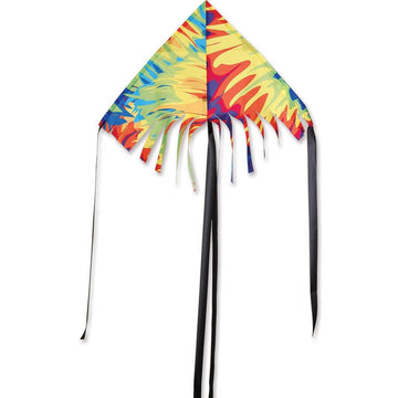 24 Inch Tie Dye Fringe Delta Kite - Kitty Hawk Kites Online Store