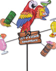 Island Parrot 5 O'Clock Somewhere Whirligig - Kitty Hawk Kites Online Store