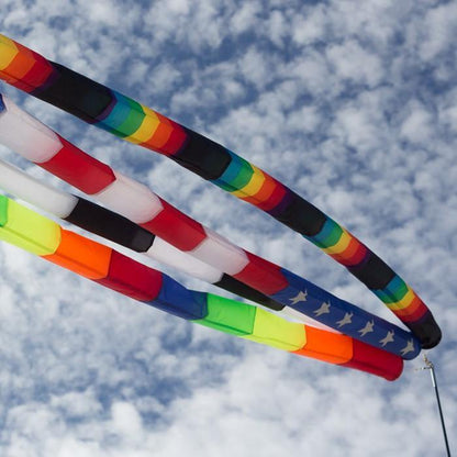 20 Foot Rainbow Tube Kite Tail - Kitty Hawk Kites Online Store