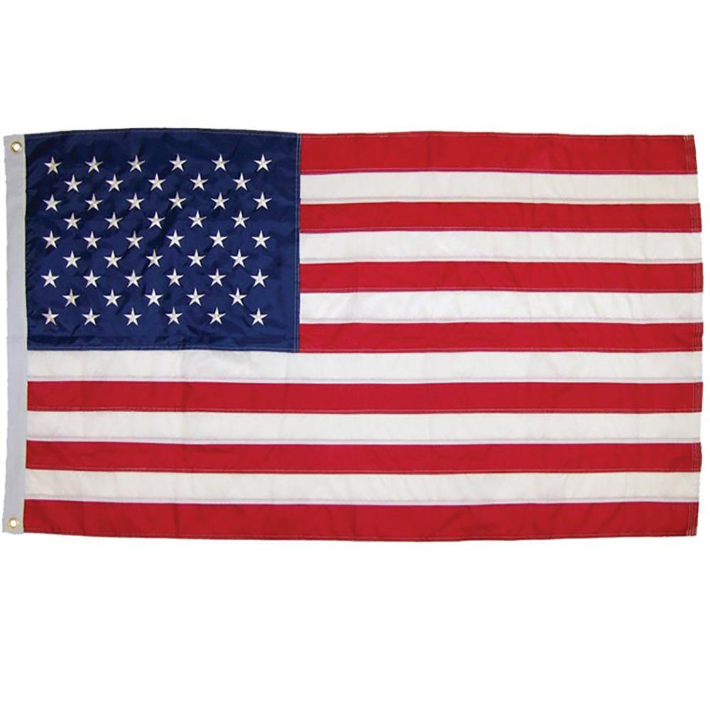 US Flag Embroidered 3x5 Foot Grommeted Flag - Kitty Hawk Kites Online Store
