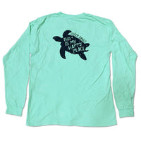 This Is My Happy Place OBX Turtle Long Sleeve Tee - Kitty Hawk Kites Online Store