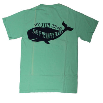 This is My Happy Place Whale Tee - Kitty Hawk Kites Online Store