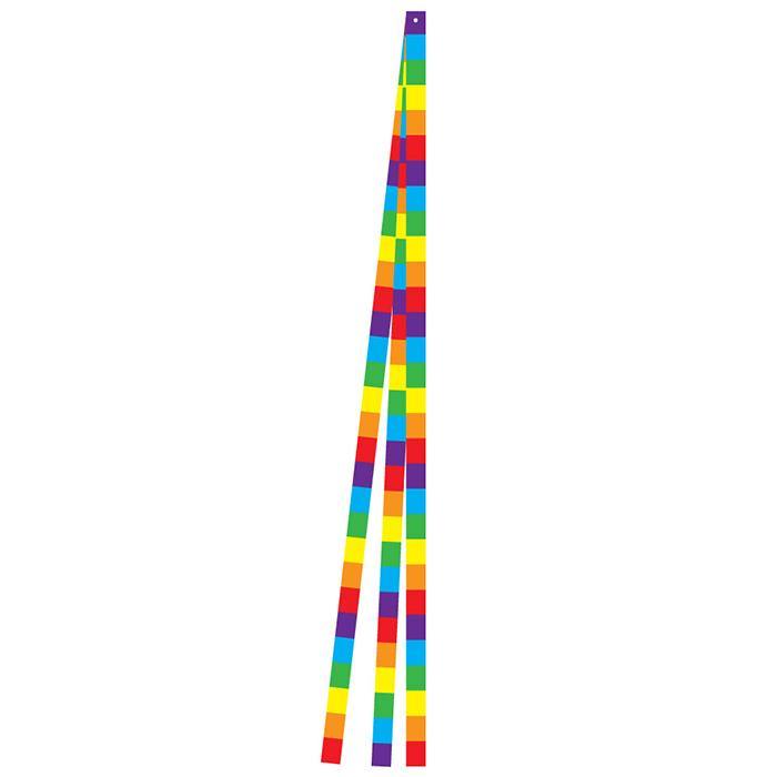 15 Foot Rainbow Stripe Kite Tail Set - Kitty Hawk Kites Online Store