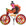 30in Turkey On Bike Wind Spinner - Kitty Hawk Kites Online Store