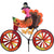 30in Turkey On Bike Wind Spinner - Kitty Hawk Kites Online Store