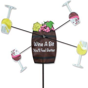 Wine A Bit Whirligig Wind Spinner - Kitty Hawk Kites Online Store
