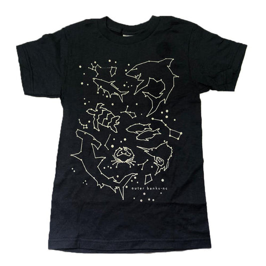 OB Youth Sea Life Constellation Tee - Kitty Hawk Kites Online Store