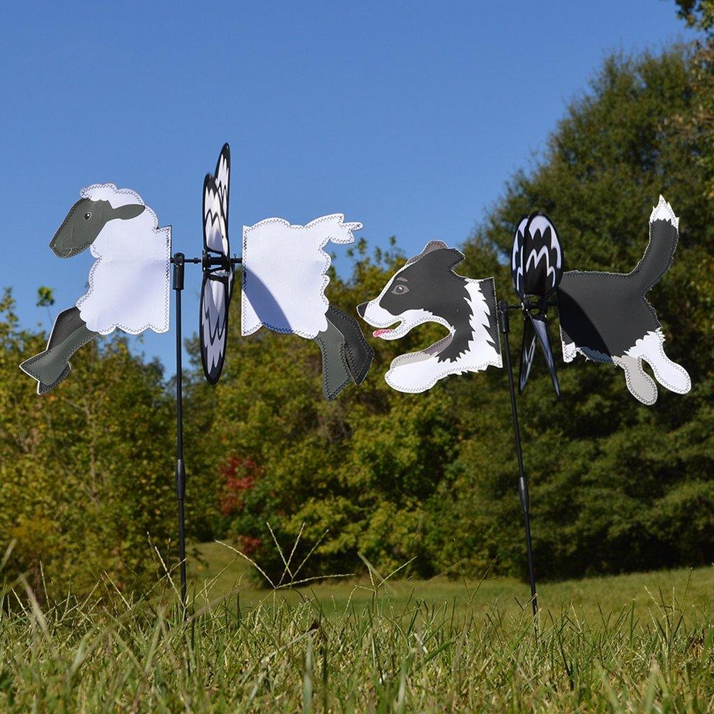 Border Collie Dog Petite Wind Spinner - Kitty Hawk Kites Online Store
