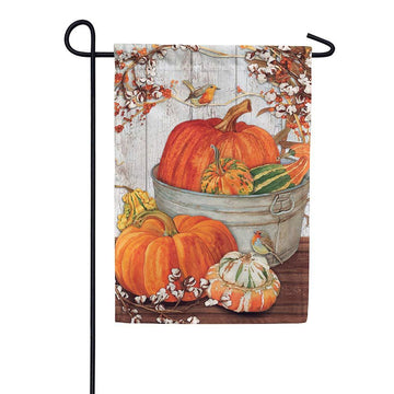 Pumpkins and Cotton Garden Flag - Kitty Hawk Kites Online Store