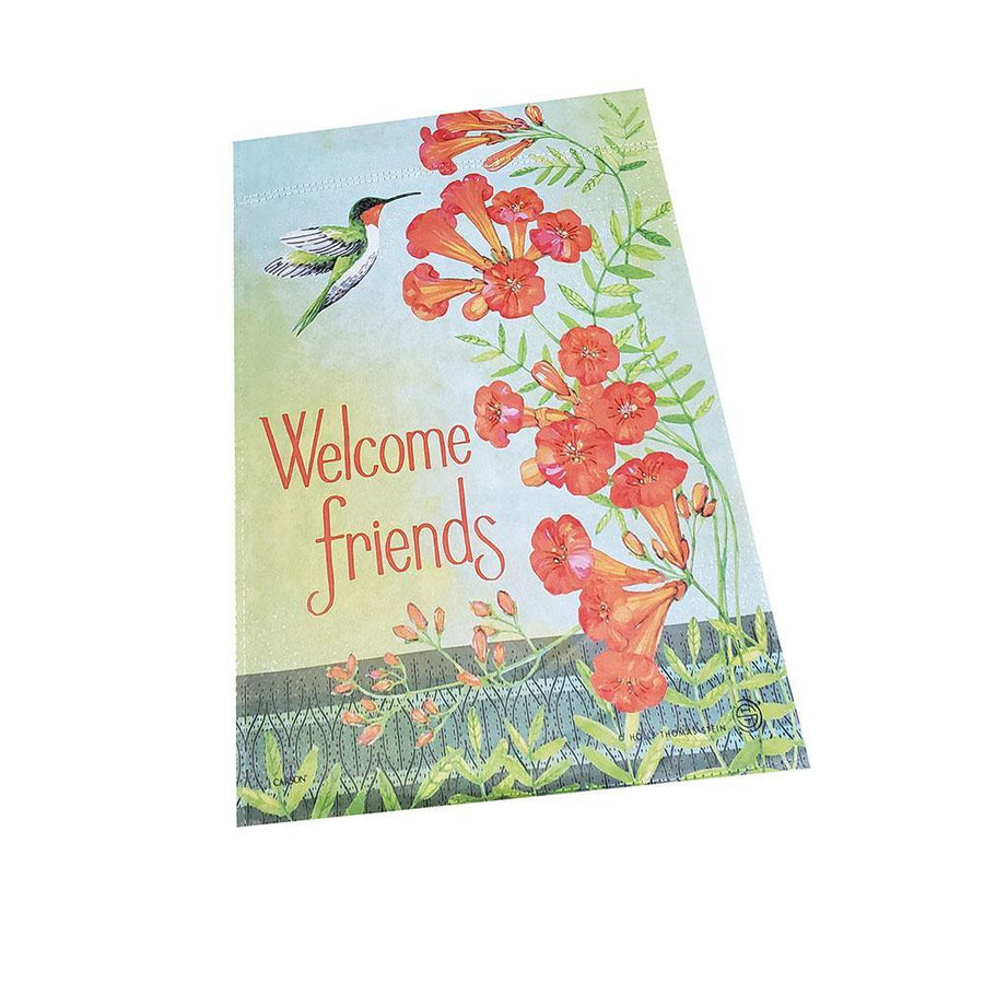 Hummingbird Welcome Garden Flag - Kitty Hawk Kites Online Store