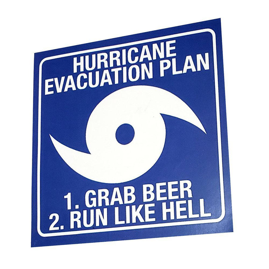 Hurricane Evacuation Sticker - Kitty Hawk Kites Online Store