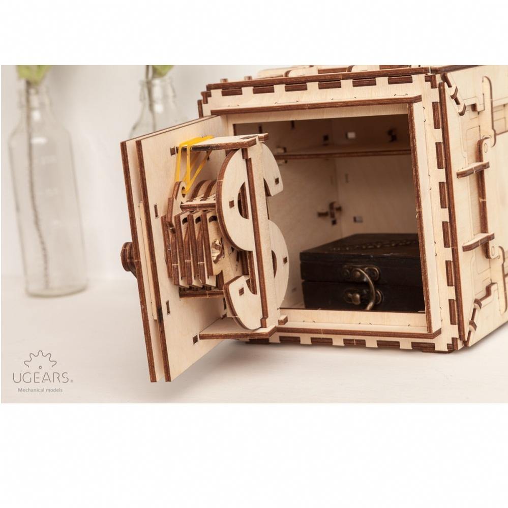 Ugears Safe Mechanical Model - Kitty Hawk Kites Online Store