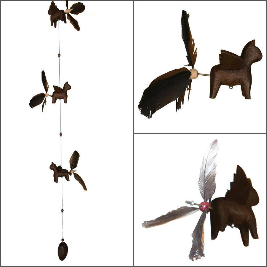 Wood Cat Whirly Mobile - Kitty Hawk Kites Online Store