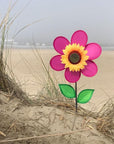 12 Inch Pink Sunflower Wind Spinner - Kitty Hawk Kites Online Store