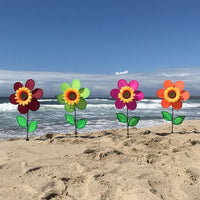 12 Inch Pink Sunflower Wind Spinner - Kitty Hawk Kites Online Store