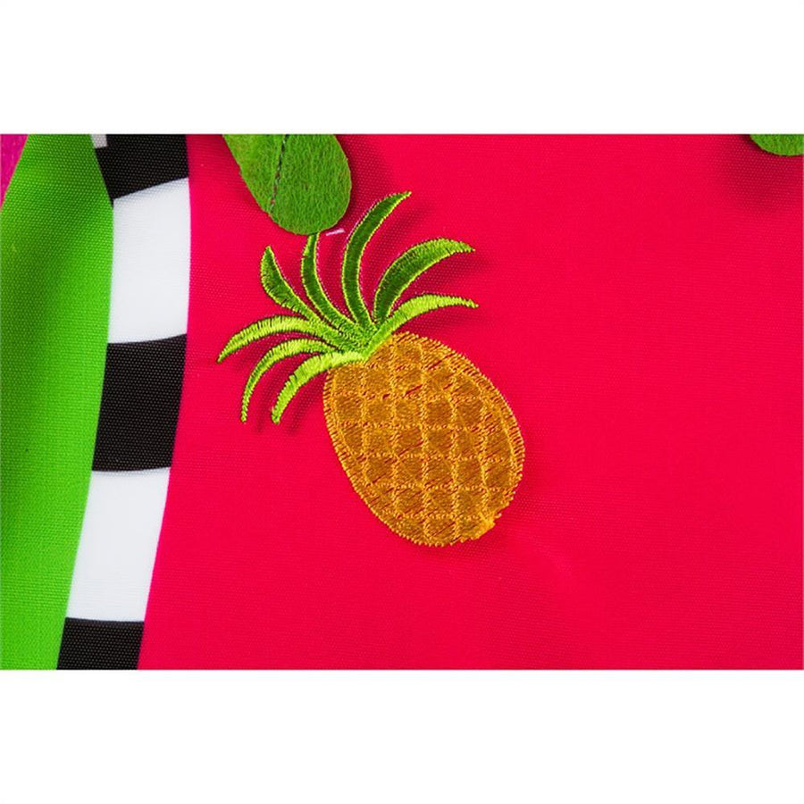 Pineapple Flip Flops Appliqué Garden Flag - Kitty Hawk Kites Online Store