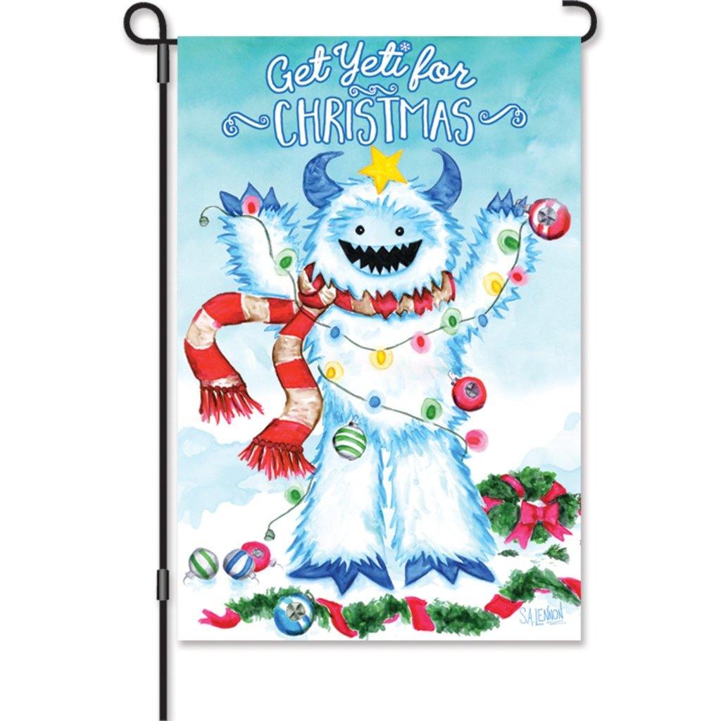 Get Yeti For Christmas Garden Flag - Kitty Hawk Kites Online Store