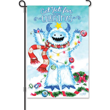 Get Yeti For Christmas Garden Flag - Kitty Hawk Kites Online Store