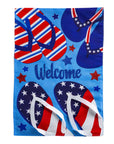 Patriotic Flip Flops Garden Flag - Kitty Hawk Kites Online Store