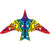 11.5FT Rainbow Stars Thunderbird - Kitty Hawk Kites Online Store