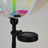 Iridescent 11" Gazing Ball Spinner with Solar Light - Kitty Hawk Kites Online Store