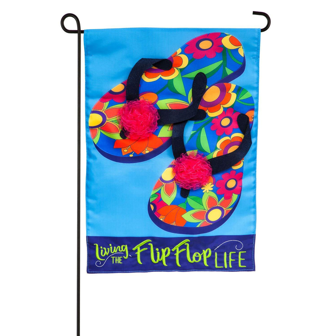 Flip Flop Life Applique Garden Flag - Kitty Hawk Kites Online Store