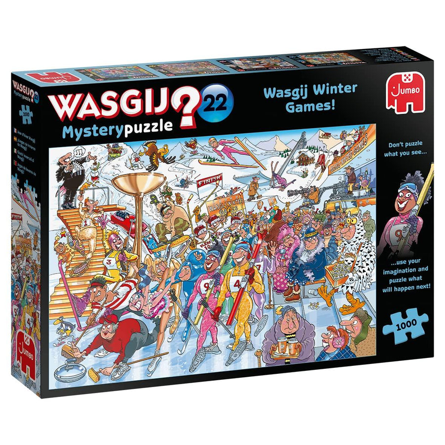 Jumbo Wasgij Mystery 22, Wasgij Winter Games, 1000 Piece Jigsaw Puzzle - Kitty Hawk Kites Online Store