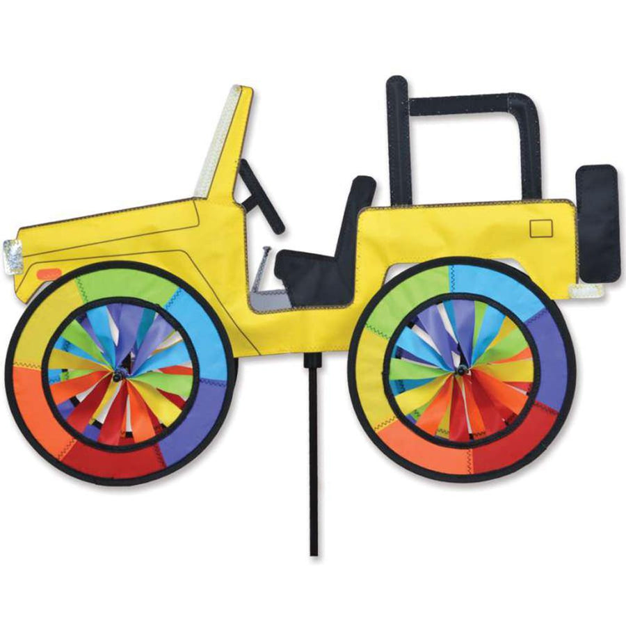 Yellow Jeep 22 Inch Wind Spinner - Kitty Hawk Kites Online Store
