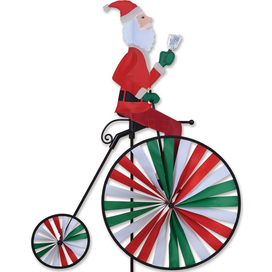 Premier Windgarden - High Wheel Bike Spinner - Santa