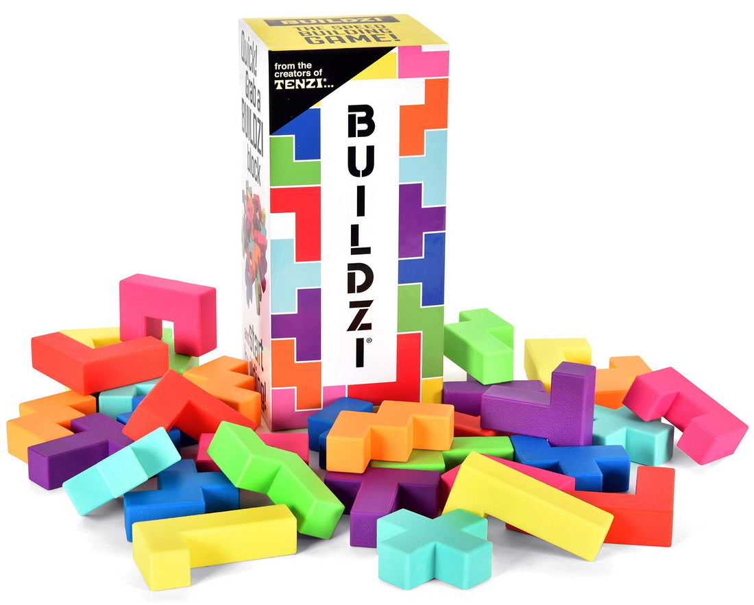 BUILDZI by TENZI - The Fast Stacking Building Block Game for The Whole Family - Kitty Hawk Kites Online Store