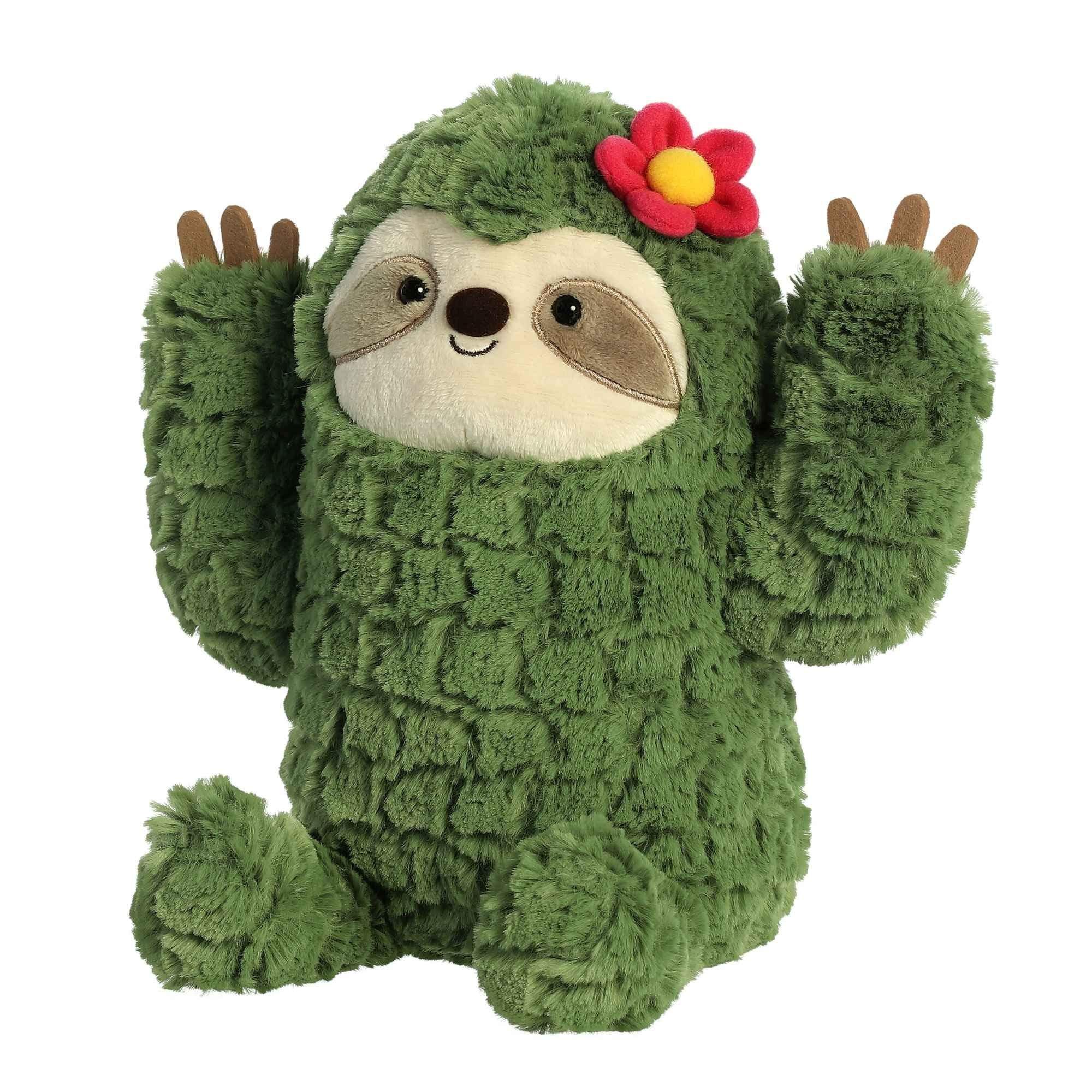 Green Cactus Sloth Plush - Kitty Hawk Kites Online Store