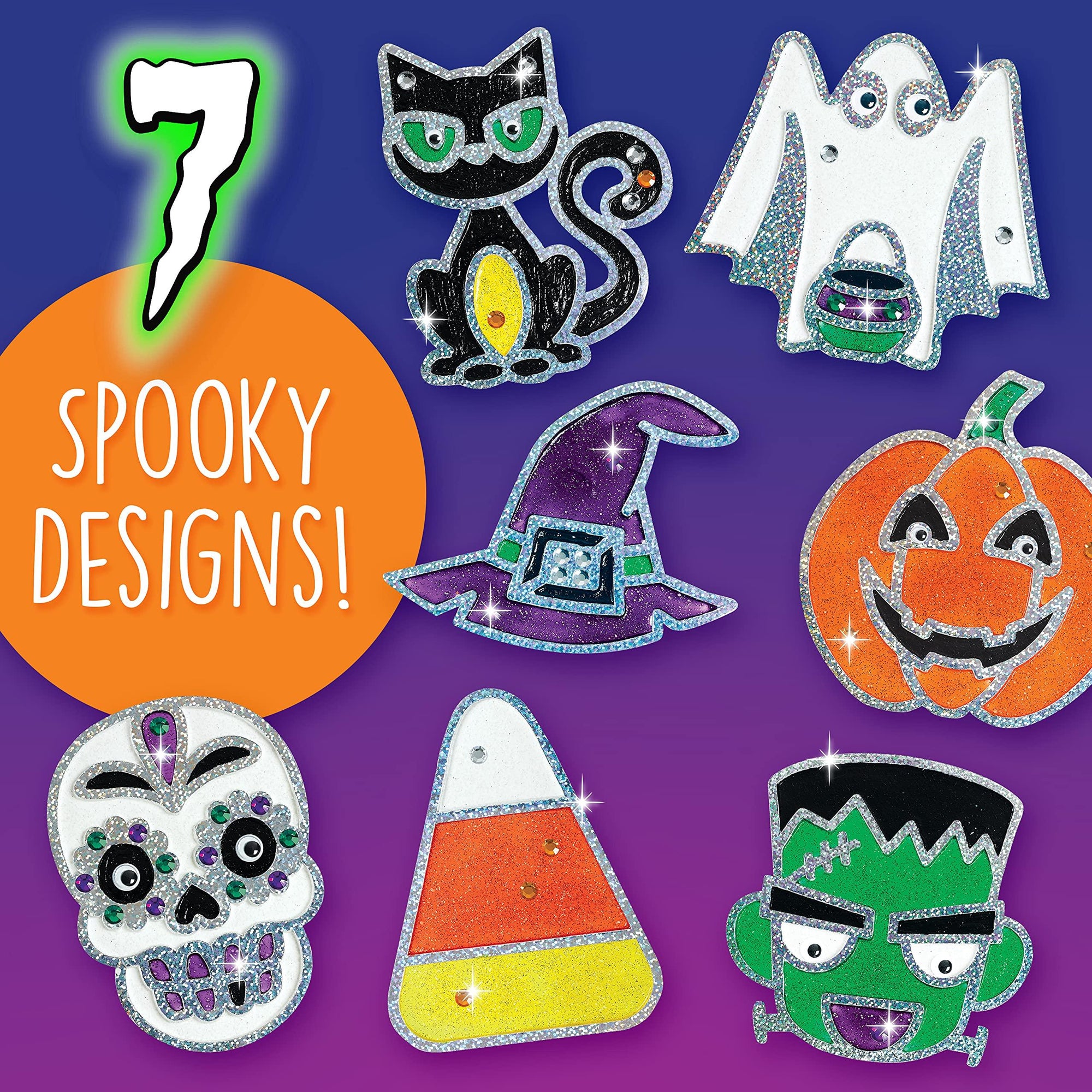 Creativity For Kids Halloween Easy Sparkle Window Art - Kitty Hawk Kites Online Store