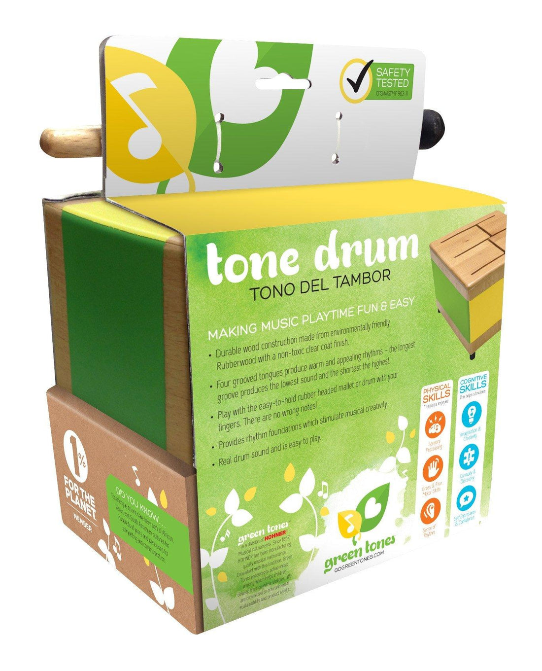 Green Tones Tone Drum - Kitty Hawk Kites Online Store