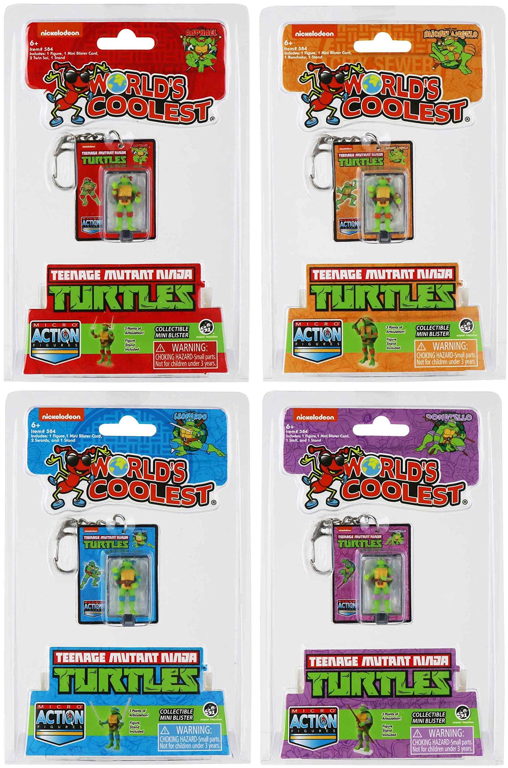 Worlds Smallest Teenage Mutant Ninja Turtles (1 Random Figure) - Kitty Hawk Kites Online Store