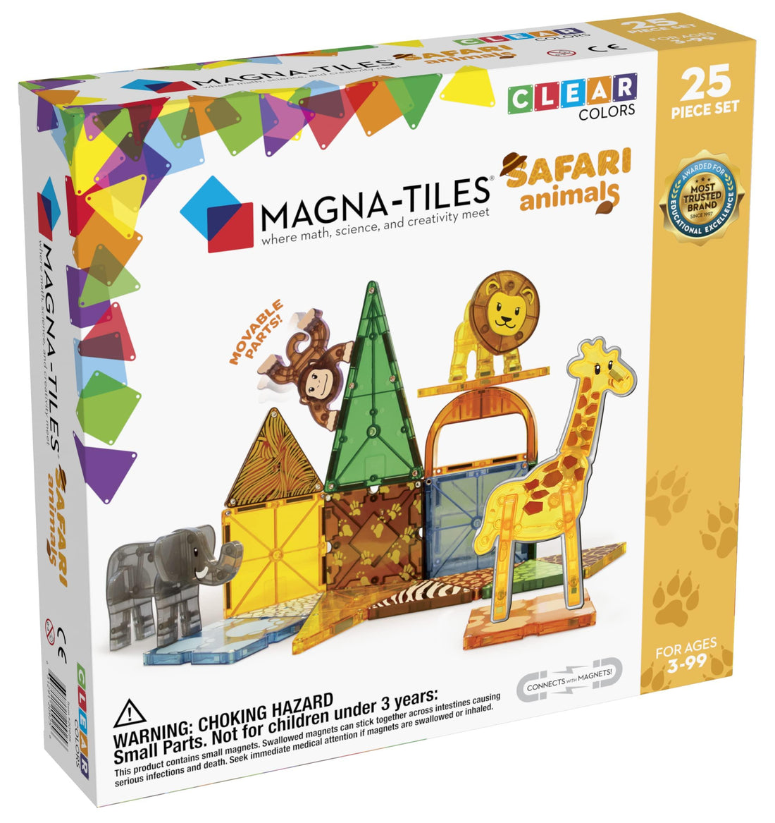 Magna-Tiles® Safari Animals 25 Piece Set - Kitty Hawk Kites Online Store