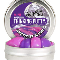 Crazy Aaron's Thinking Putty 2" Mini Tin - Amethyst Blush, .47 oz