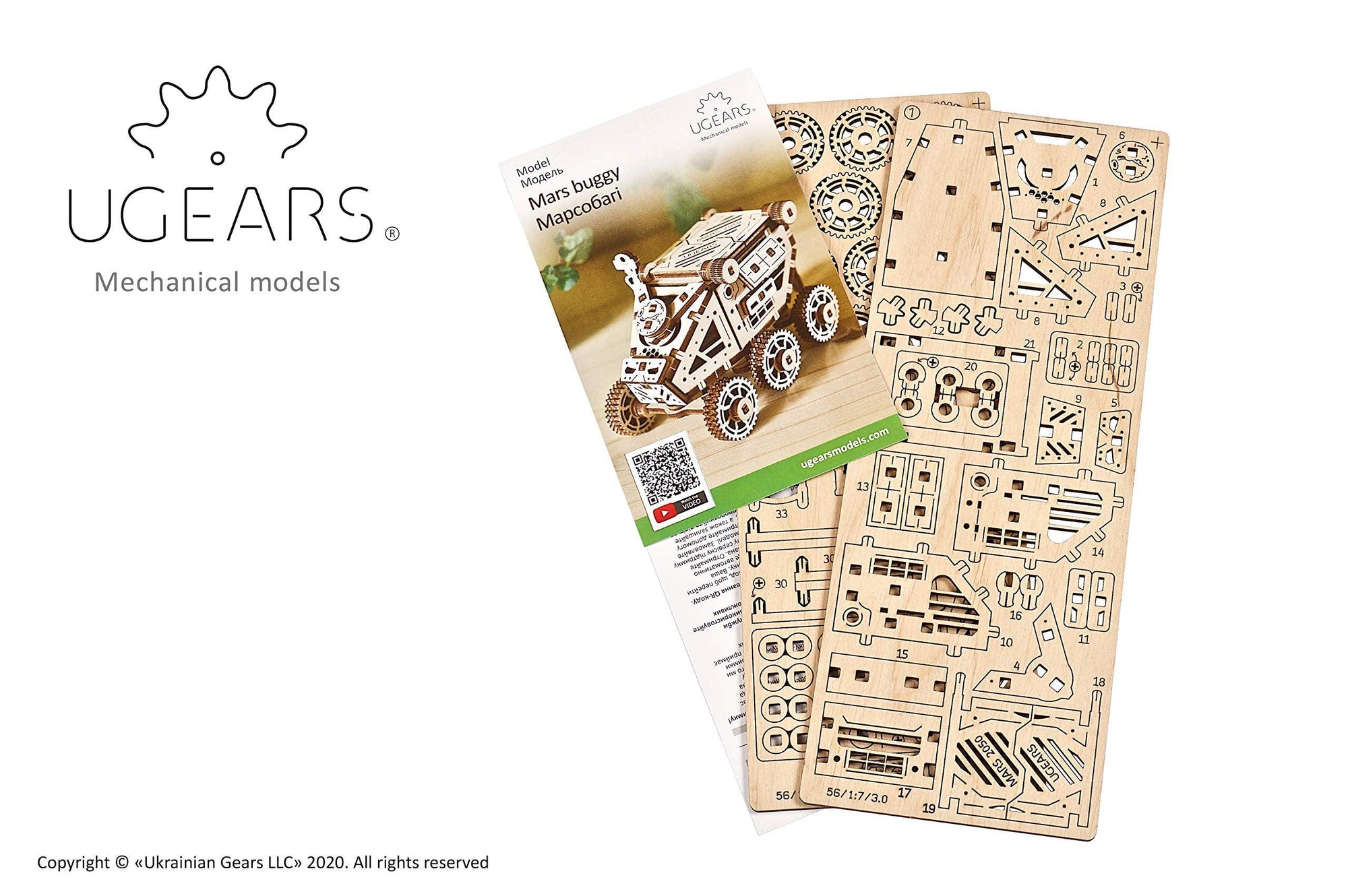 UGears Mars Buggy 3D Model Kit - Kitty Hawk Kites Online Store