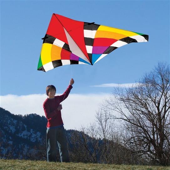 9 Foot Levitation Delta Kite - Rainbow - Kitty Hawk Kites Online Store