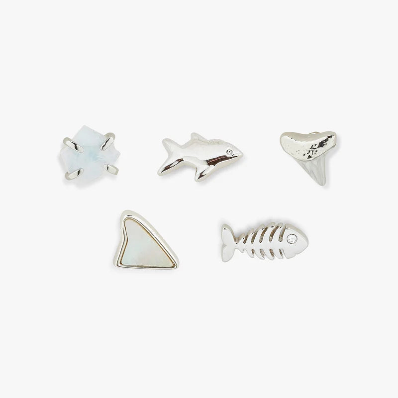 Shark Week Mix N Match Stud Earring Pack - Kitty Hawk Kites Online Store