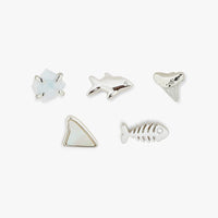 Shark Week Mix N Match Stud Earring Pack - Kitty Hawk Kites Online Store