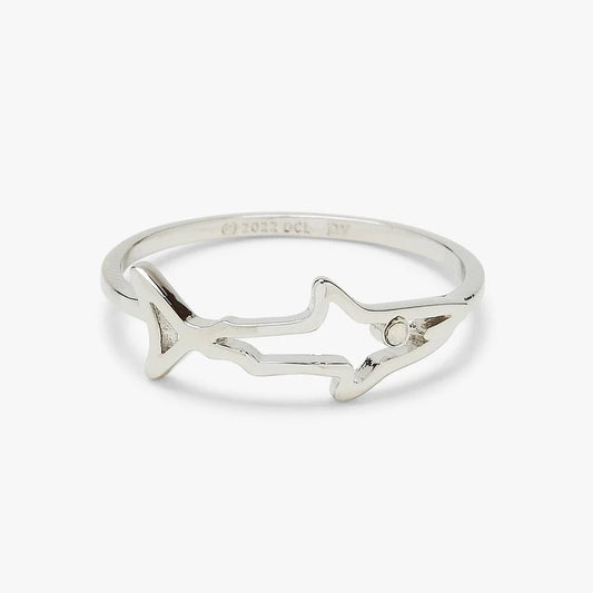 Shark Silhouette Ring - Kitty Hawk Kites Online Store