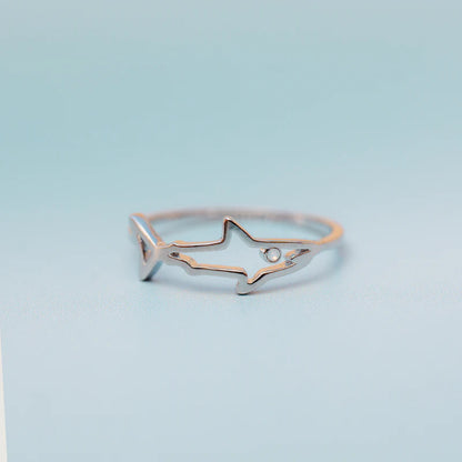 Shark Silhouette Ring - Kitty Hawk Kites Online Store